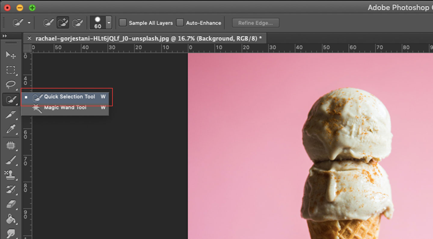 Photoshop Quick Selection