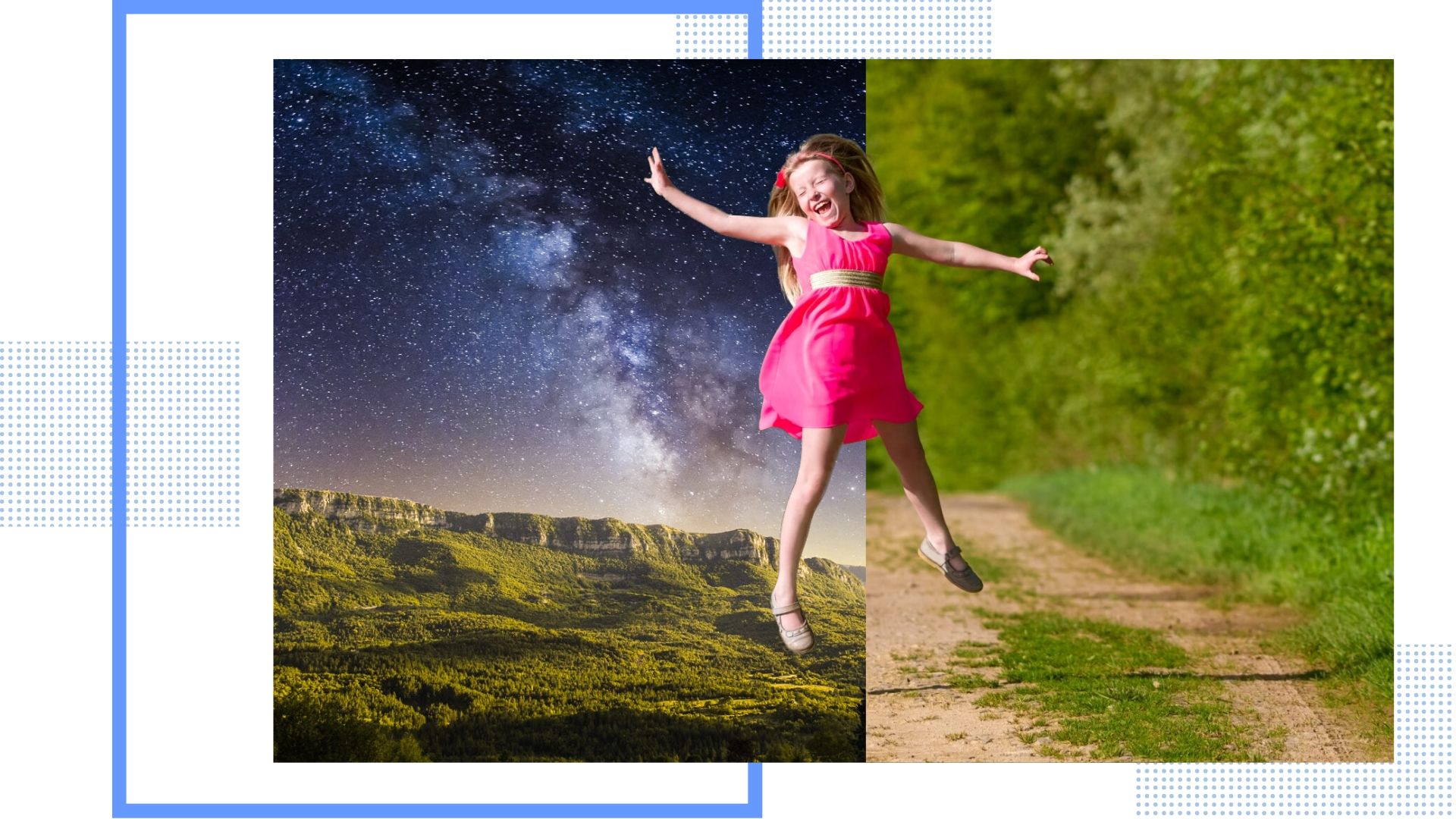 Teleporting to anywhere you want by creating transparent background image.