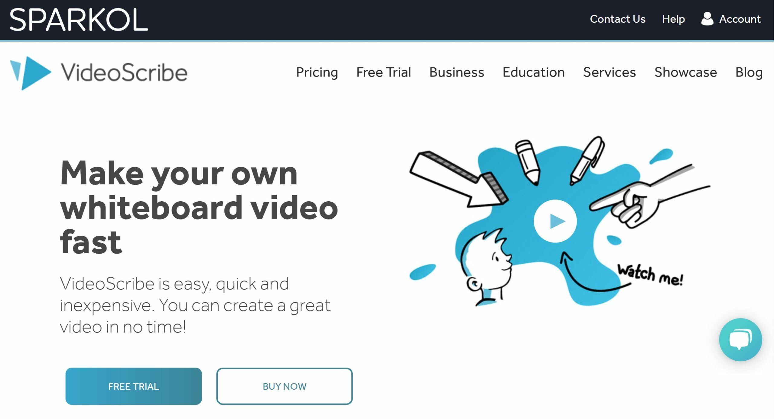 VideoScribe Homepage